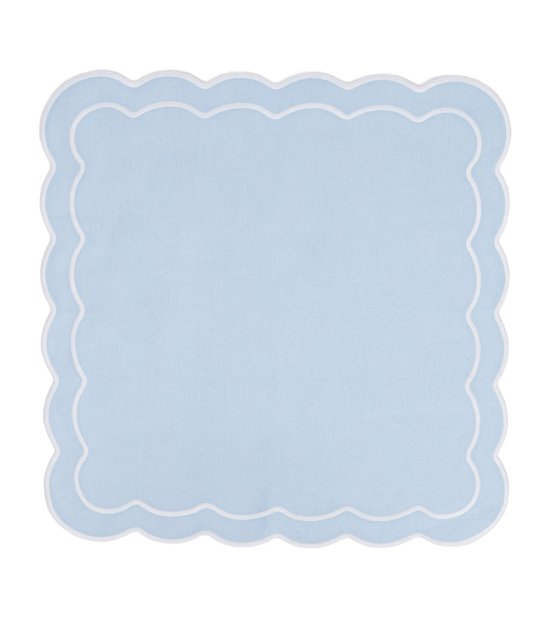 Maison Margaux Bella Blue napkins set of 4, imported from the UK