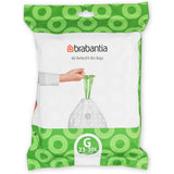 Brabantia Perfect Fit bin liners size G 30L pack of 40 - British product