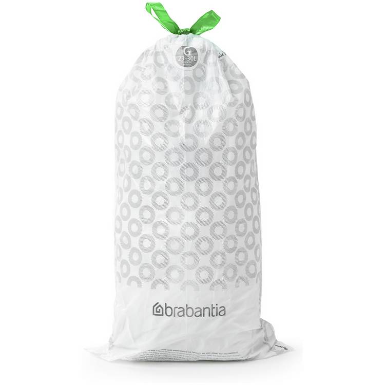 Brabantia Perfect Fit bin liners size G 30L pack of 40 - British product