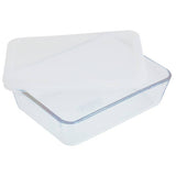 Pyrex set of 2 glass roasters with plastic lids, UK version