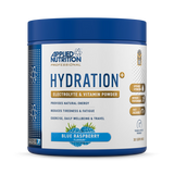 Holland & Barrett Applied Nutrition Hydration+ Powder Blue Raspberry Food Supplement Drink Mix 240g- Buy online at McGrocer