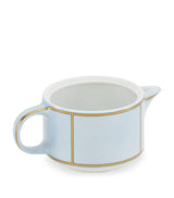 Harrods Ginori 1735 Colonna Diva Celeste Porcelain Milk Jug 300ml- Buy online at McGrocer