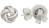 Revere sterling silver knot stud earrings (British brand)