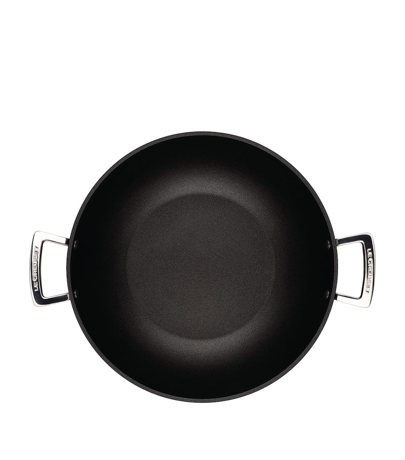 Le Creuset toughened non-stick wok 32cm, UK version