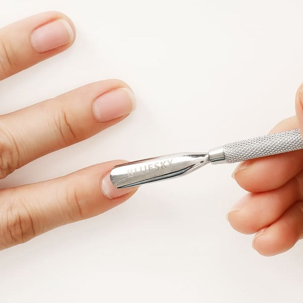 Bluesky 2 in 1 Nail Brush and Cuticle Pusher - British product