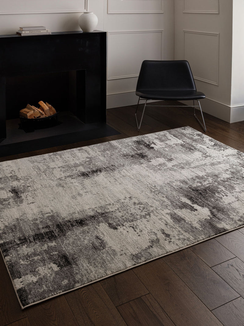 Asiatic Rugs grey Nova Mirage machine woven rug - British brand