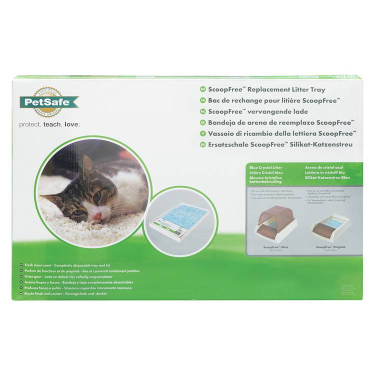 PetSafe ScoopFree blue crystal litter tray replacement imported from the UK