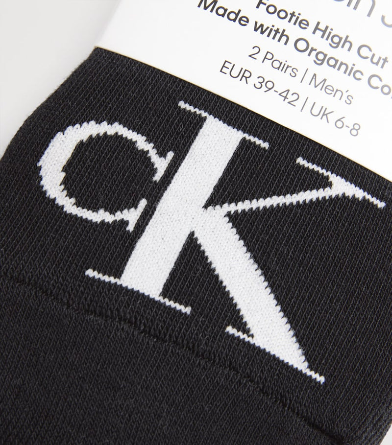 Calvin Klein footie socks high-cut pack of 2 - British product