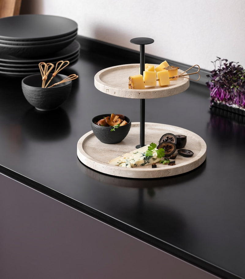 Villeroy & Boch travertine cake stand (British brand)