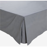 Habitat valance sheet single grey percale weave (British brand)