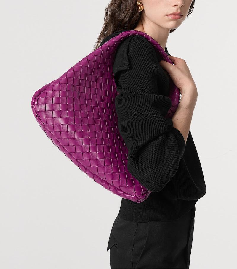 Bottega Veneta Campana medium leather shoulder bag, UK version