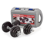 Superdrug York 20kg Cast Iron Dumbbell Set in Case- Buy online at McGrocer