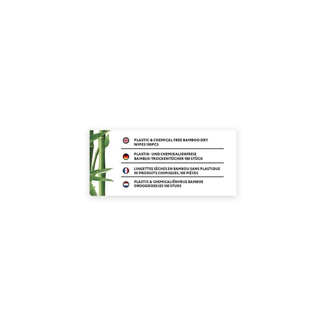 The Cheeky Panda Bamboo Baby Dry Wipes   100 per pack GOODS M&S