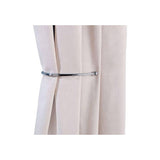 Argos Argos Home Pair of J-Shaped Chrome Curtain Holdbacks 20cm- Buy online at McGrocer