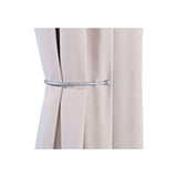 Argos Home J-shaped curtain holdbacks silver 20cm, imported from the UK