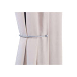 Argos Argos Home Pair of J-Shaped Curtain Holdbacks Silver 20cm- Buy online at McGrocer