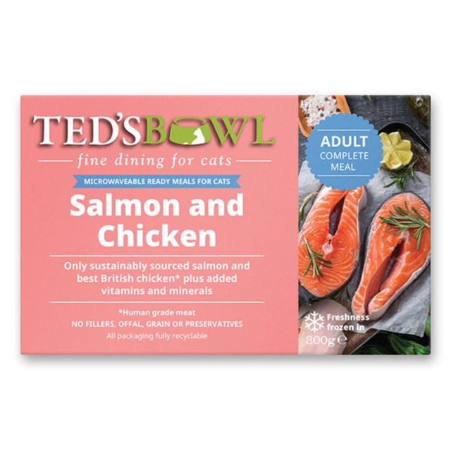 Ted's Bowl Salmon with Chicken for Cat   300g GOODS M&S