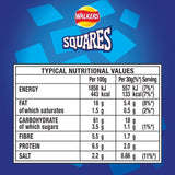 Walkers Squares Salt & Vinegar Sharing Snacks Crisps 104g GOODS M&S