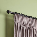 Argos Home black extendable curtain pole 110-200cm, UK version