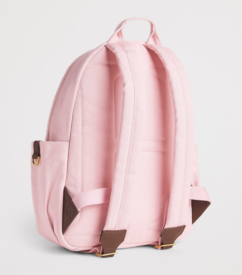 Harrods cotton embroidered emblem backpack, UK version