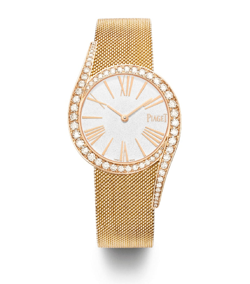 Piaget rose gold diamond watch 33mm, UK version