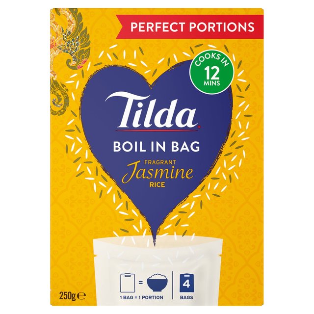 Tilda Boil in the Bag Fragrant Jasmine Rice   250g GOODS M&S