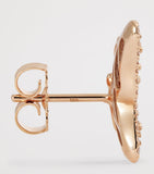 Suzanne Kalan rose gold diamond butterfly stud earrings - British product