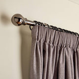 Argos Home black extendable curtain pole 110-300cm (British brand)