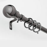 Argos Home black extendable curtain pole 110-300cm (British brand)