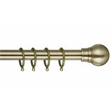 Argos Home brass extendable curtain pole 110cm-300cm - British product