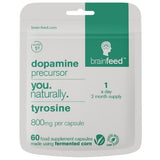 Superdrug brain feed Natural L-Tyrosine 800mg Dopamine Support Supplement (60 Capsules)- Buy online at McGrocer