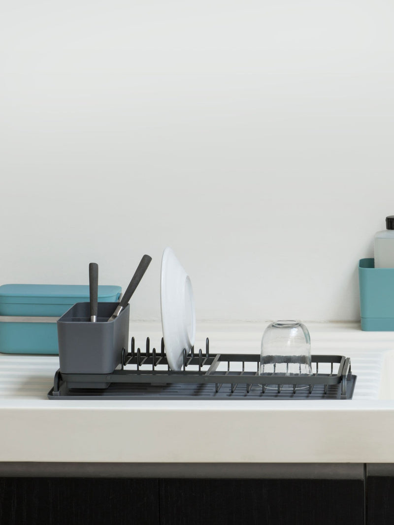 Brabantia grey compact dish drainer - British product