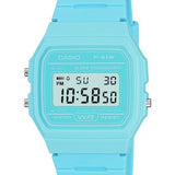 Casio retro watch blue resin strap - British product