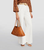 Dragon Diffusion Santa Croce large leather woven tote bag, UK version