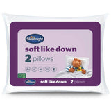 Argos Silentnight Soft Like Down Pillow - 2 Pack- Buy online at McGrocer