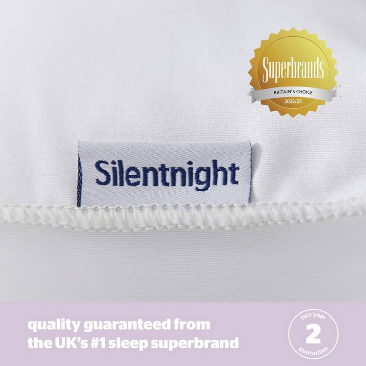 Silentnight soft like down pillow 2-pack (British brand)