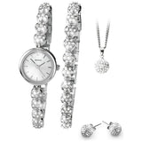 Sekonda ladies glitter watch set with jewellery, imported from the UK
