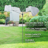 Vileda rotary outdoor washing line 40m, imported from the UK