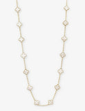 Van Cleef & Arpels Vintage Alhambra necklace 18ct gold mother of pearl - British product