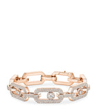 Messika So Move XL pink gold diamond bracelet - British product