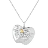 Moon & Back silver tree of life necklace 18 inch, imported from the UK