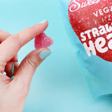 Sweet Lounge Vegan Fizzy Strawberry Hearts 130g GOODS M&S