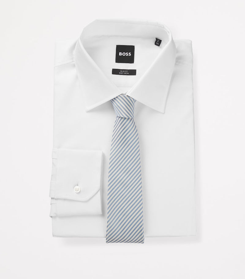 BOSS silk striped tie formal accessory (British brand)