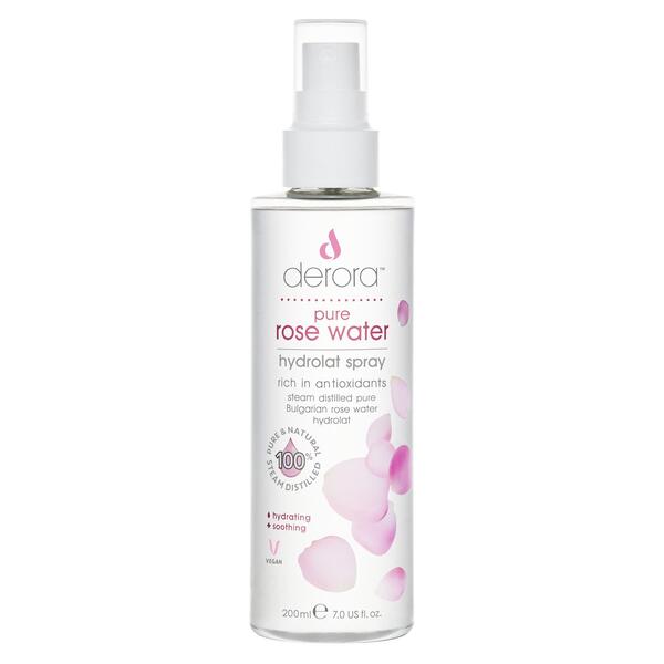 Derora Rose Water facial spray 200ml - British product