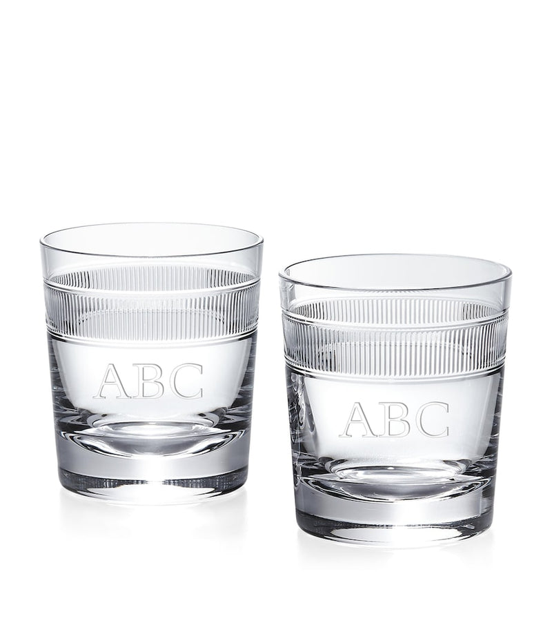 Ralph Lauren Langley old-fashioned glasses set of 2, imported from the UK