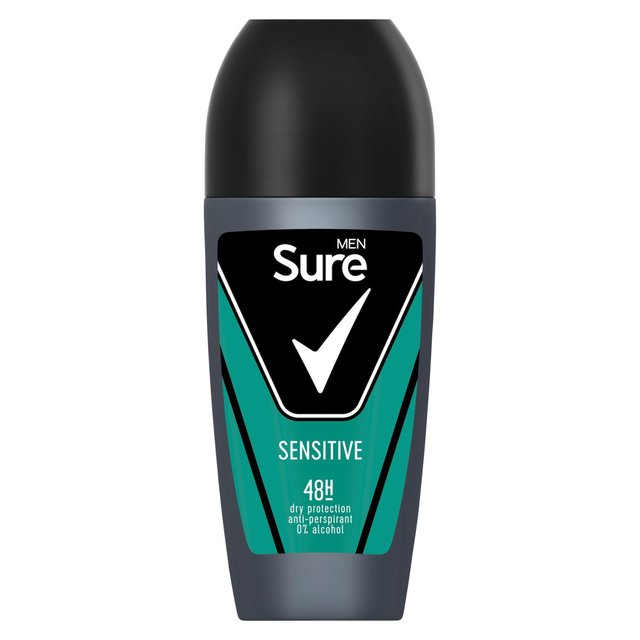 Sure Men Antiperspirant Deodorant Roll On Sensitive 50ml GOODS M&S