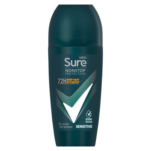 Sure Men Antiperspirant Deodorant Roll On Nonstop Sensitive 50ml GOODS M&S