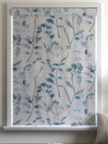 Blue Isla floral Roman blind 100% cotton (British brand)