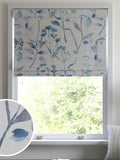Blue Isla floral Roman blind 100% cotton (British brand)