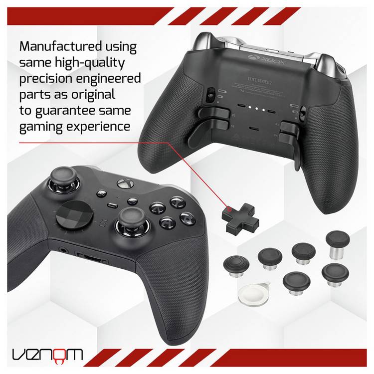 Venom customisation kit black for Xbox Elite Series 2 (British brand)